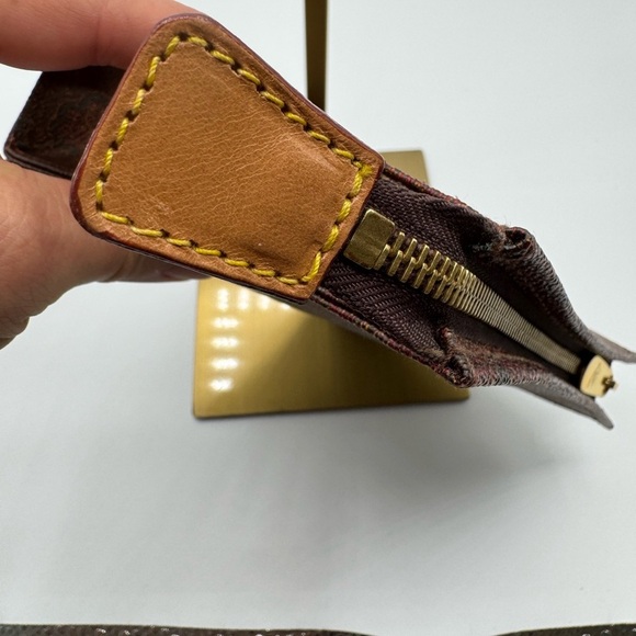 90s Etro Milano Paisley Coated Canvas Mini Clutch/Cosmetic Bag - Picture 5 of 13